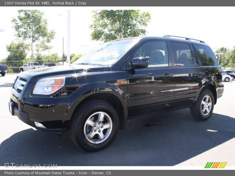 Formal Black / Gray 2007 Honda Pilot EX 4WD