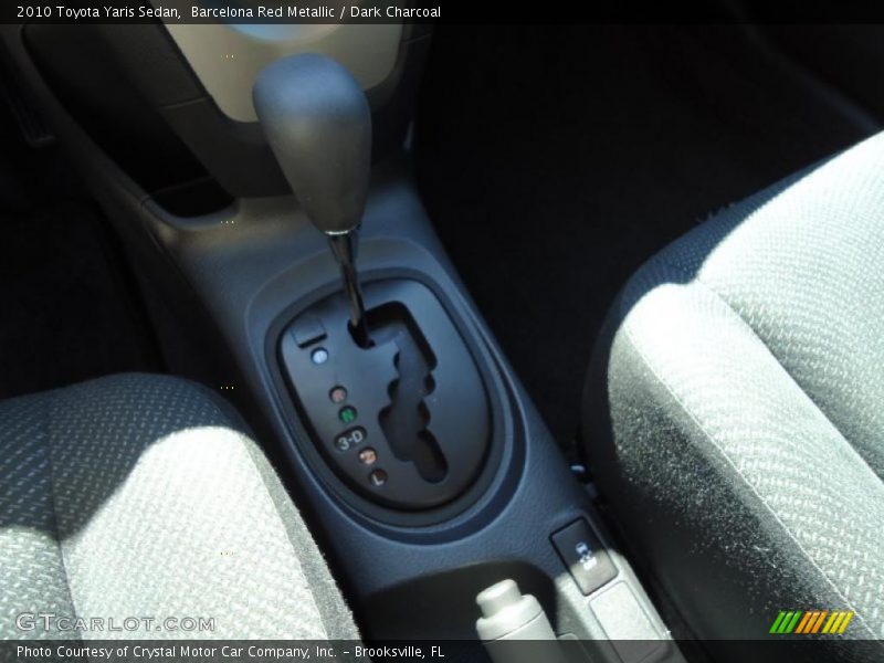 Barcelona Red Metallic / Dark Charcoal 2010 Toyota Yaris Sedan