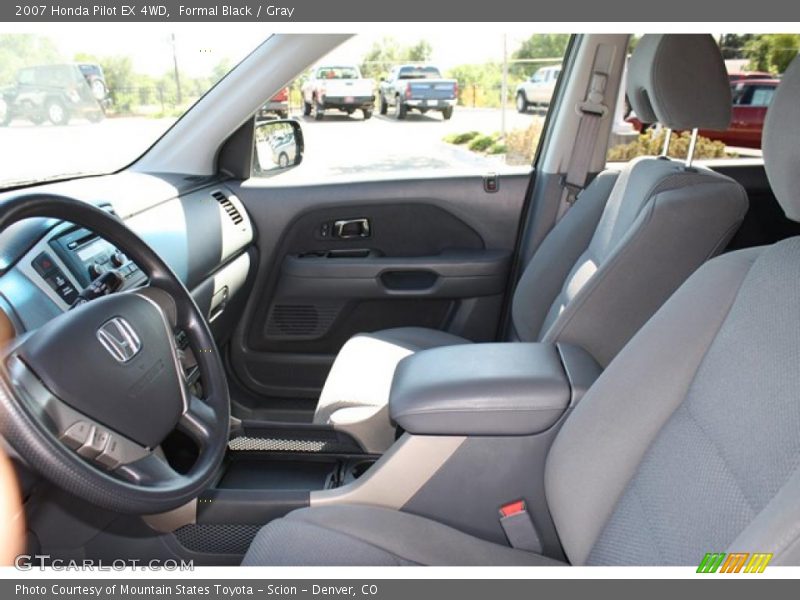 Formal Black / Gray 2007 Honda Pilot EX 4WD