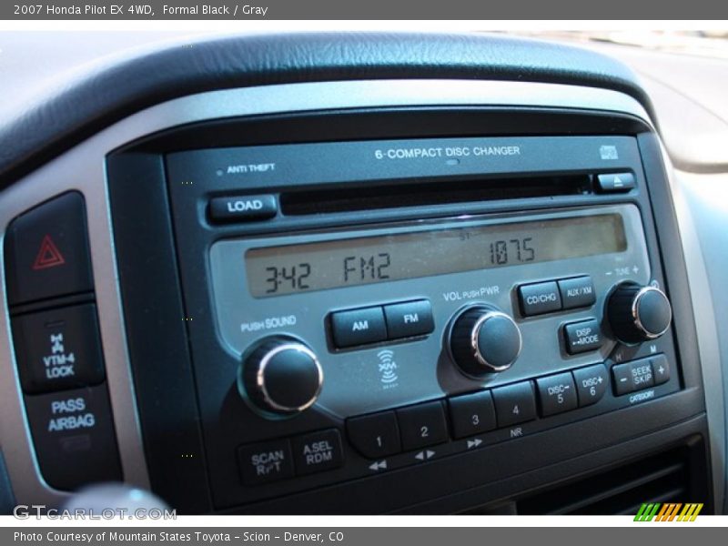 Formal Black / Gray 2007 Honda Pilot EX 4WD