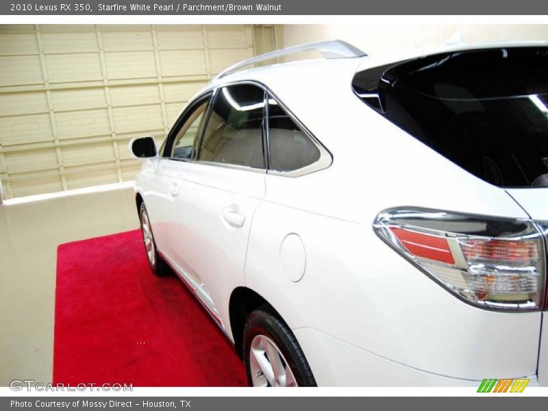Starfire White Pearl / Parchment/Brown Walnut 2010 Lexus RX 350
