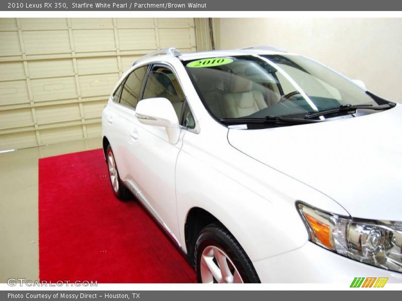 Starfire White Pearl / Parchment/Brown Walnut 2010 Lexus RX 350