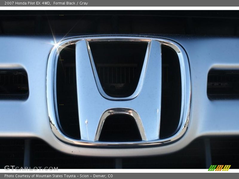 Formal Black / Gray 2007 Honda Pilot EX 4WD