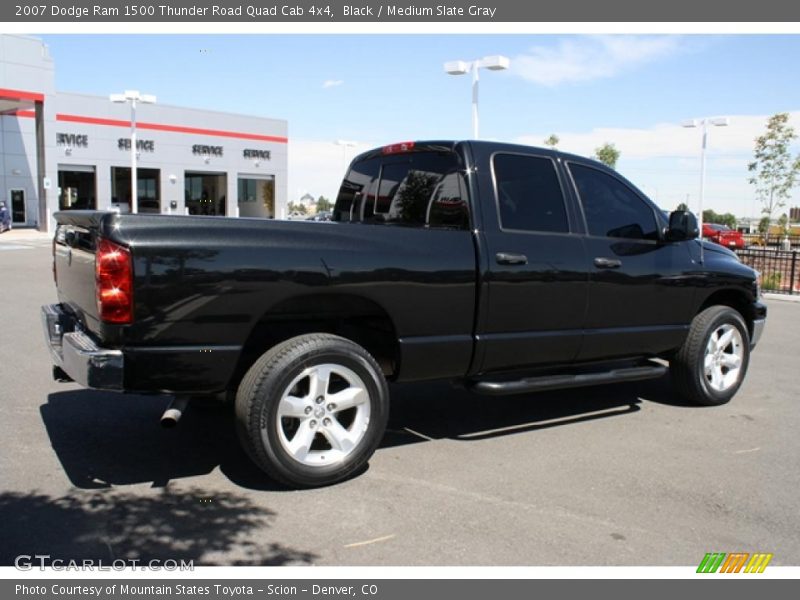 Black / Medium Slate Gray 2007 Dodge Ram 1500 Thunder Road Quad Cab 4x4