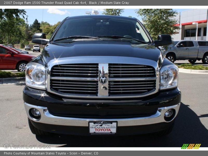 Black / Medium Slate Gray 2007 Dodge Ram 1500 Thunder Road Quad Cab 4x4