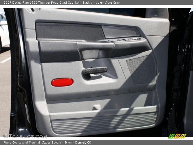 Black / Medium Slate Gray 2007 Dodge Ram 1500 Thunder Road Quad Cab 4x4
