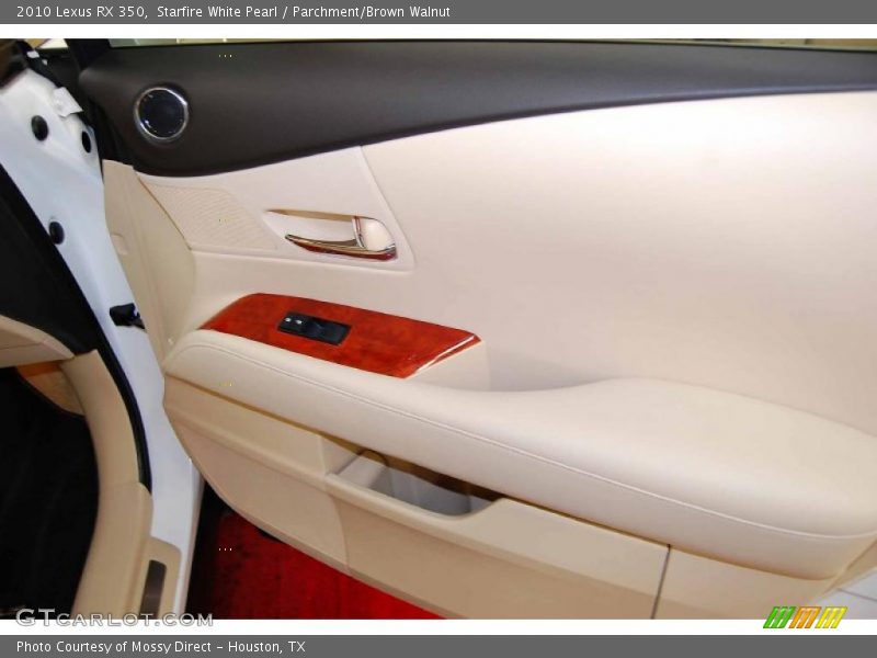 Starfire White Pearl / Parchment/Brown Walnut 2010 Lexus RX 350