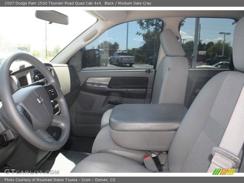 Black / Medium Slate Gray 2007 Dodge Ram 1500 Thunder Road Quad Cab 4x4