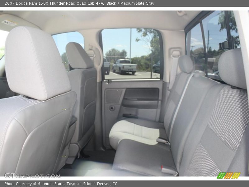 Black / Medium Slate Gray 2007 Dodge Ram 1500 Thunder Road Quad Cab 4x4