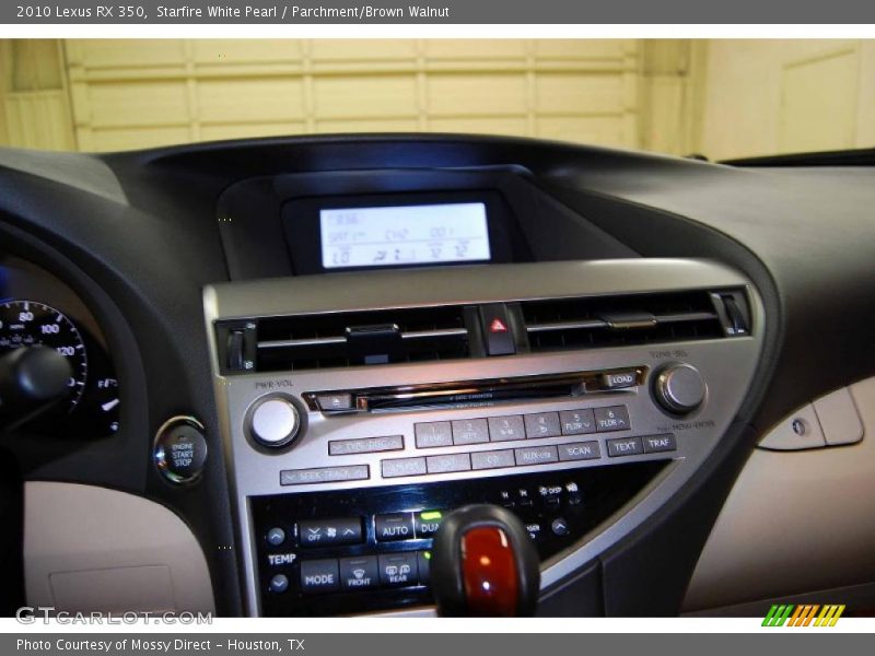 Starfire White Pearl / Parchment/Brown Walnut 2010 Lexus RX 350