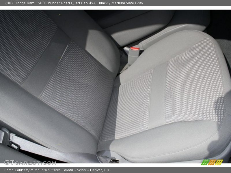 Black / Medium Slate Gray 2007 Dodge Ram 1500 Thunder Road Quad Cab 4x4