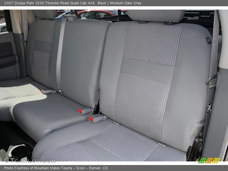 Black / Medium Slate Gray 2007 Dodge Ram 1500 Thunder Road Quad Cab 4x4