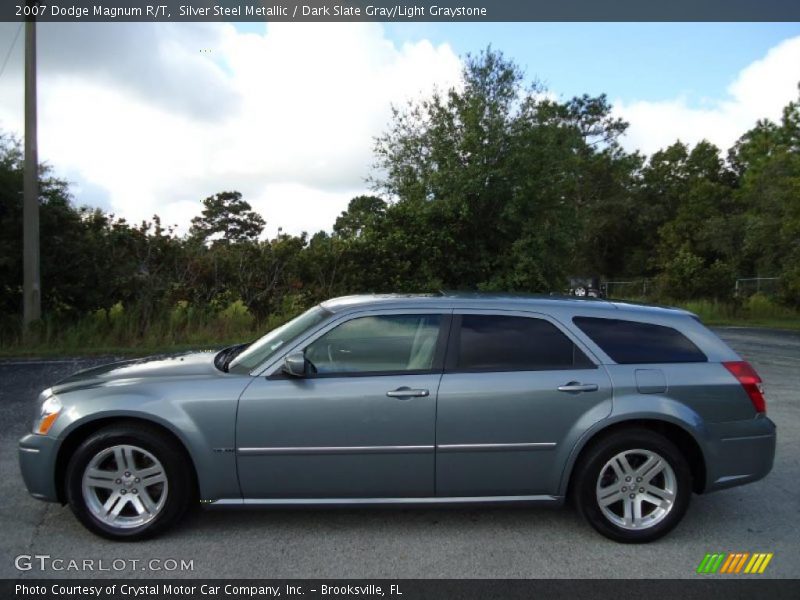 Silver Steel Metallic / Dark Slate Gray/Light Graystone 2007 Dodge Magnum R/T