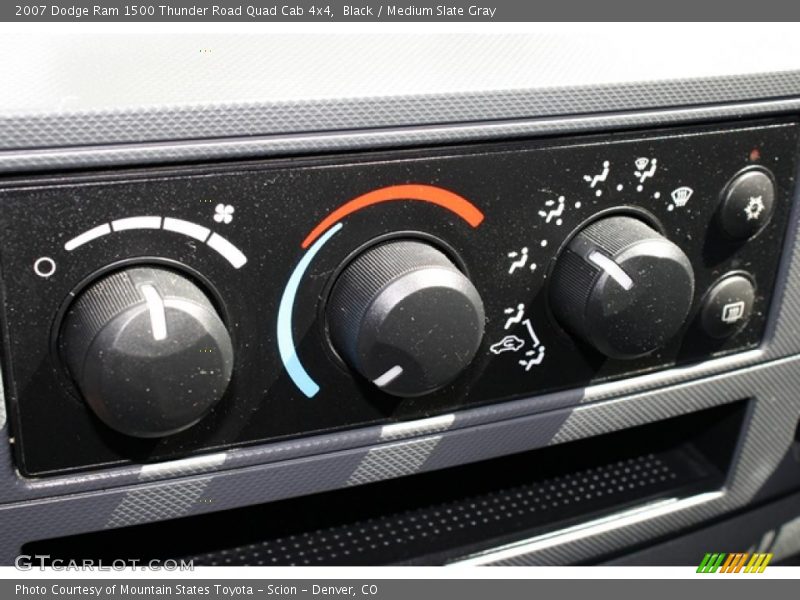 Black / Medium Slate Gray 2007 Dodge Ram 1500 Thunder Road Quad Cab 4x4
