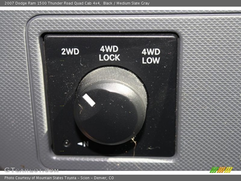 Black / Medium Slate Gray 2007 Dodge Ram 1500 Thunder Road Quad Cab 4x4