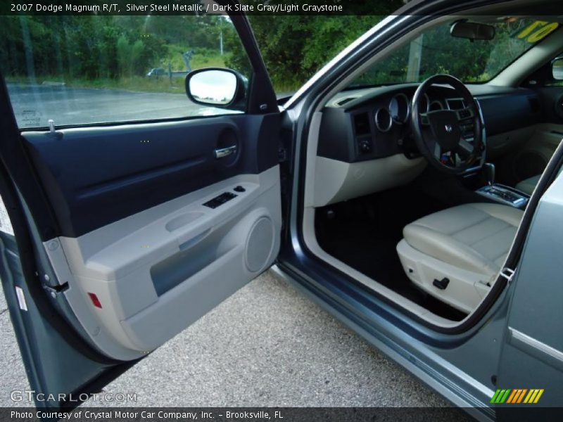Silver Steel Metallic / Dark Slate Gray/Light Graystone 2007 Dodge Magnum R/T