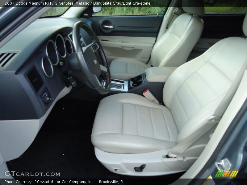 Silver Steel Metallic / Dark Slate Gray/Light Graystone 2007 Dodge Magnum R/T