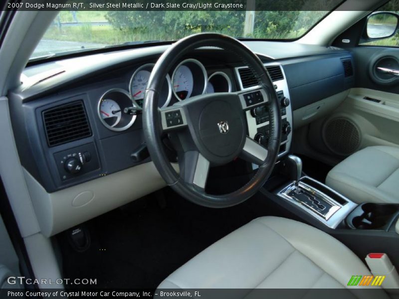 Silver Steel Metallic / Dark Slate Gray/Light Graystone 2007 Dodge Magnum R/T