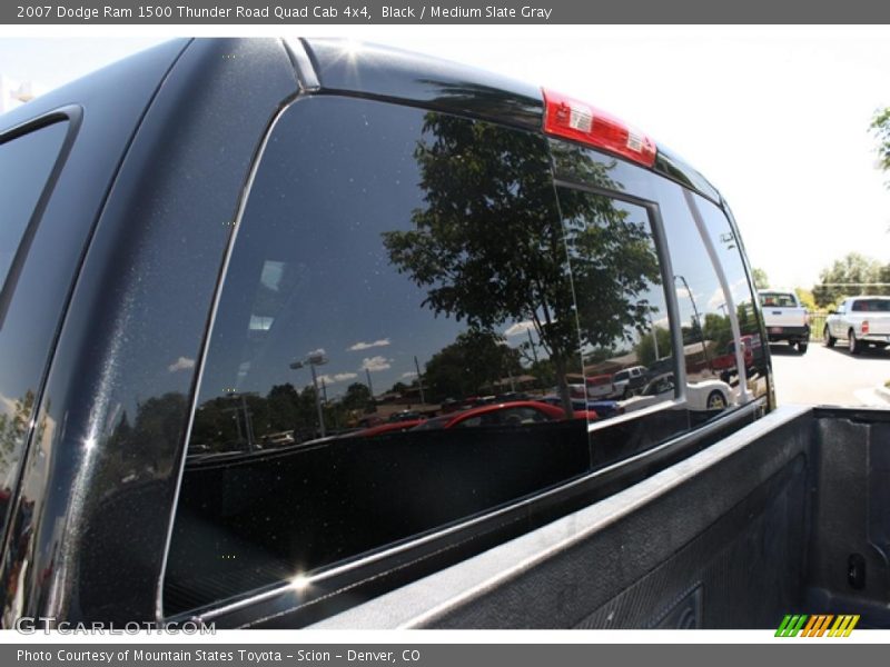 Black / Medium Slate Gray 2007 Dodge Ram 1500 Thunder Road Quad Cab 4x4