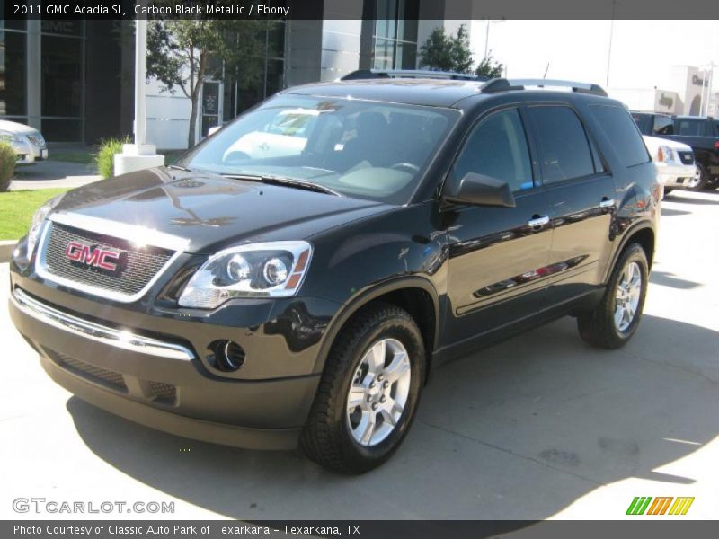 Carbon Black Metallic / Ebony 2011 GMC Acadia SL