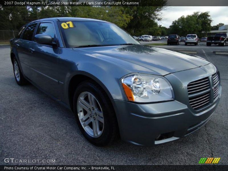 Silver Steel Metallic / Dark Slate Gray/Light Graystone 2007 Dodge Magnum R/T