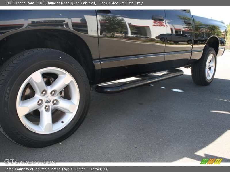 Black / Medium Slate Gray 2007 Dodge Ram 1500 Thunder Road Quad Cab 4x4