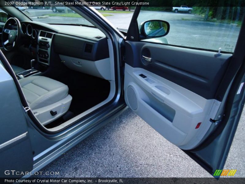 Silver Steel Metallic / Dark Slate Gray/Light Graystone 2007 Dodge Magnum R/T