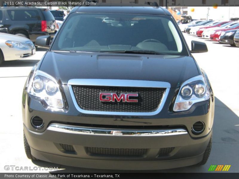 Carbon Black Metallic / Ebony 2011 GMC Acadia SL