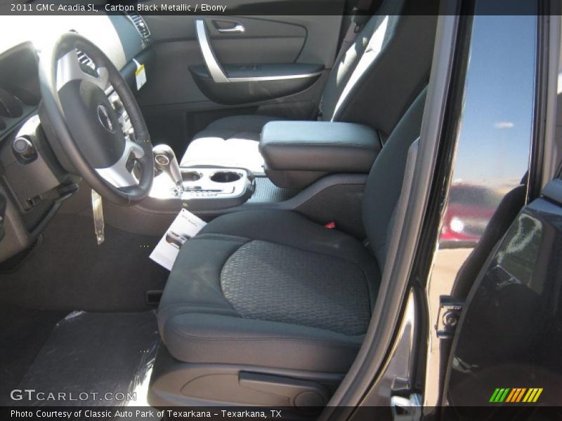 Carbon Black Metallic / Ebony 2011 GMC Acadia SL