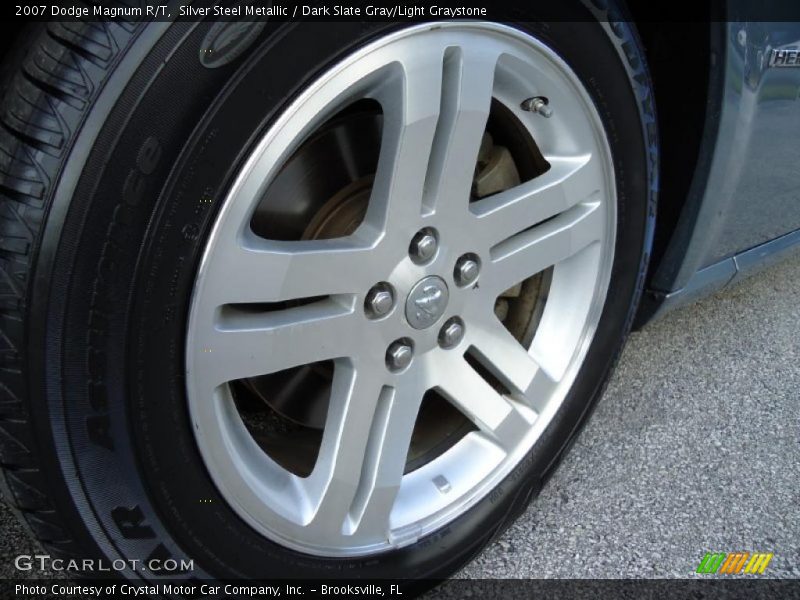 Silver Steel Metallic / Dark Slate Gray/Light Graystone 2007 Dodge Magnum R/T