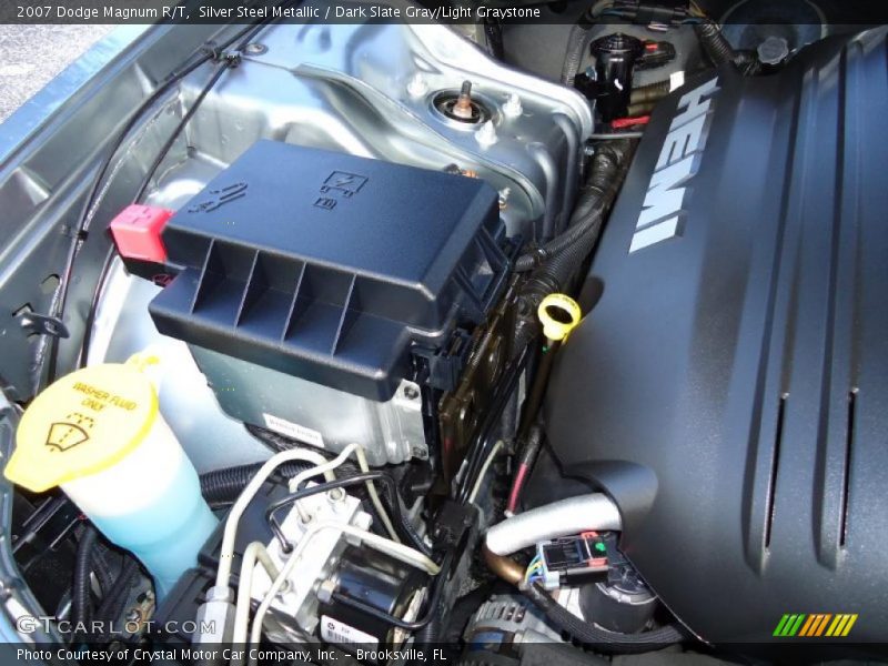 Silver Steel Metallic / Dark Slate Gray/Light Graystone 2007 Dodge Magnum R/T