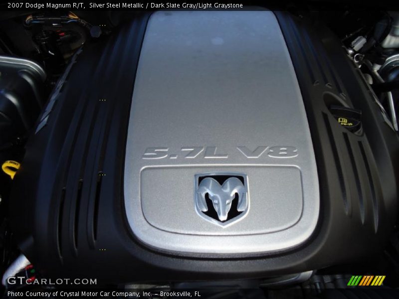 Silver Steel Metallic / Dark Slate Gray/Light Graystone 2007 Dodge Magnum R/T