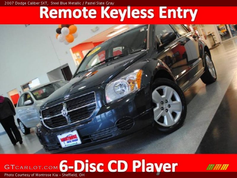 Steel Blue Metallic / Pastel Slate Gray 2007 Dodge Caliber SXT
