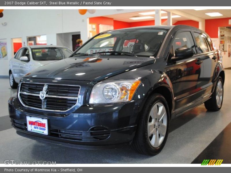 Steel Blue Metallic / Pastel Slate Gray 2007 Dodge Caliber SXT