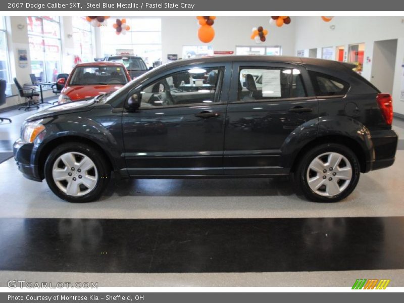 Steel Blue Metallic / Pastel Slate Gray 2007 Dodge Caliber SXT