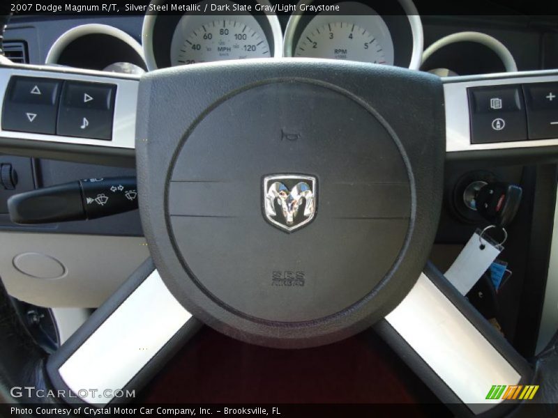 Silver Steel Metallic / Dark Slate Gray/Light Graystone 2007 Dodge Magnum R/T