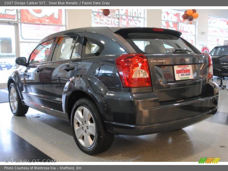 Steel Blue Metallic / Pastel Slate Gray 2007 Dodge Caliber SXT