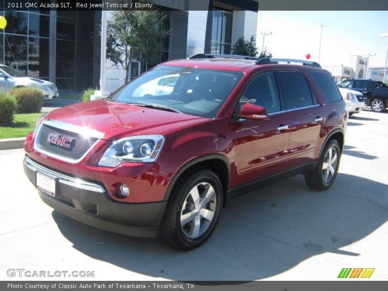 Red Jewel Tintcoat / Ebony 2011 GMC Acadia SLT