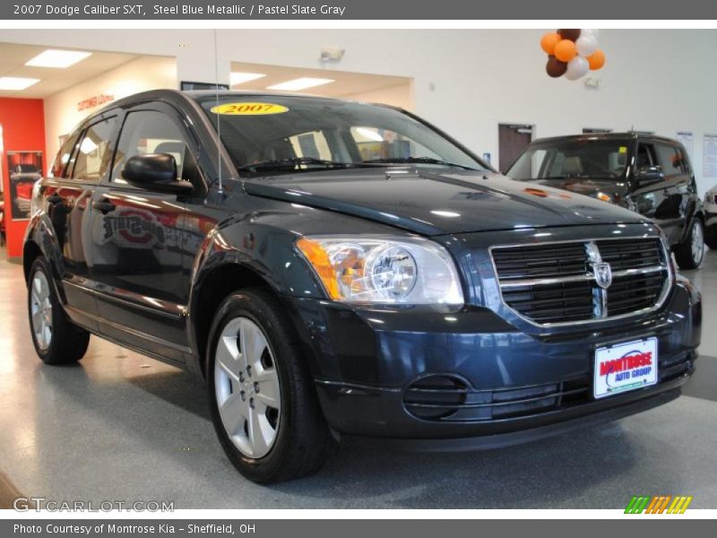 Steel Blue Metallic / Pastel Slate Gray 2007 Dodge Caliber SXT
