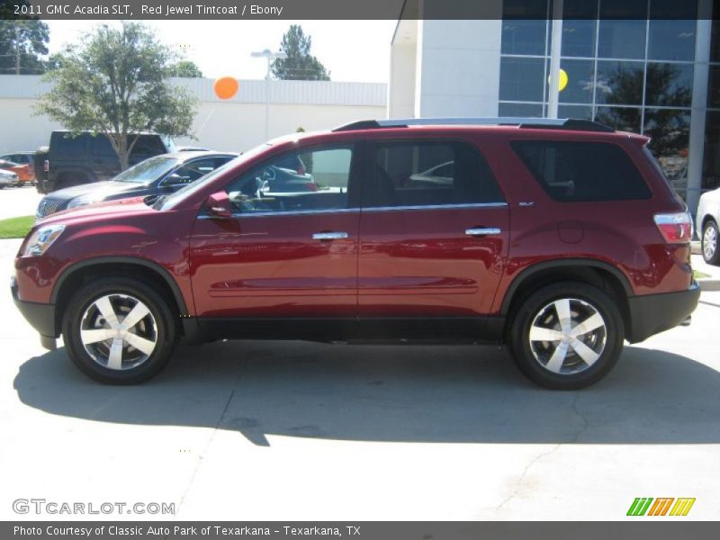 Red Jewel Tintcoat / Ebony 2011 GMC Acadia SLT