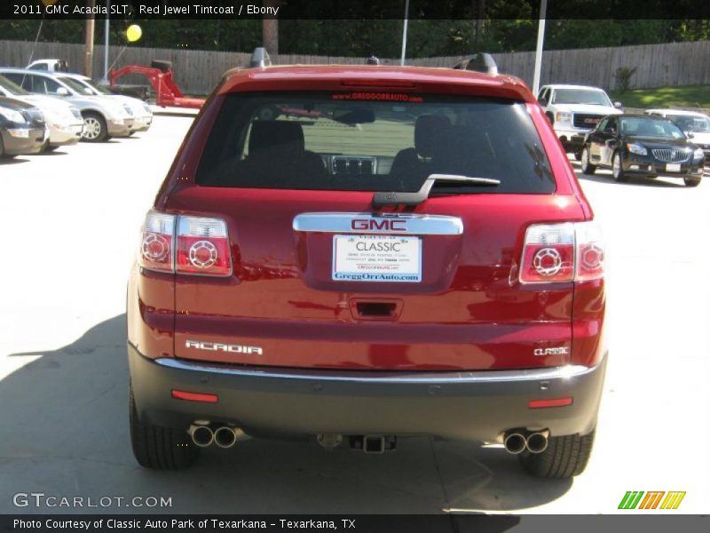Red Jewel Tintcoat / Ebony 2011 GMC Acadia SLT