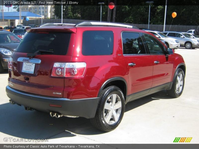 Red Jewel Tintcoat / Ebony 2011 GMC Acadia SLT