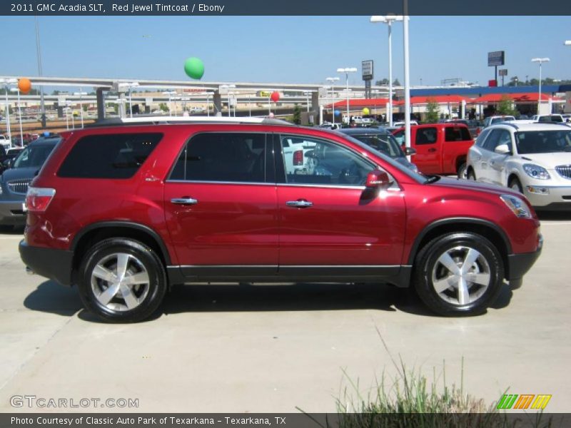 Red Jewel Tintcoat / Ebony 2011 GMC Acadia SLT