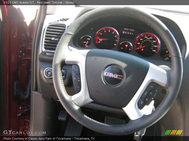 Red Jewel Tintcoat / Ebony 2011 GMC Acadia SLT