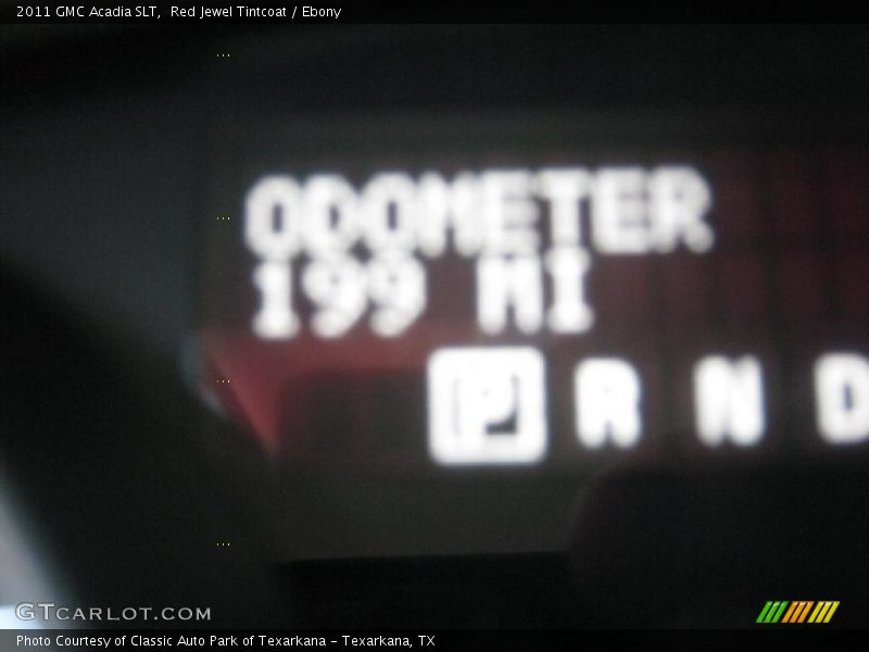 Red Jewel Tintcoat / Ebony 2011 GMC Acadia SLT
