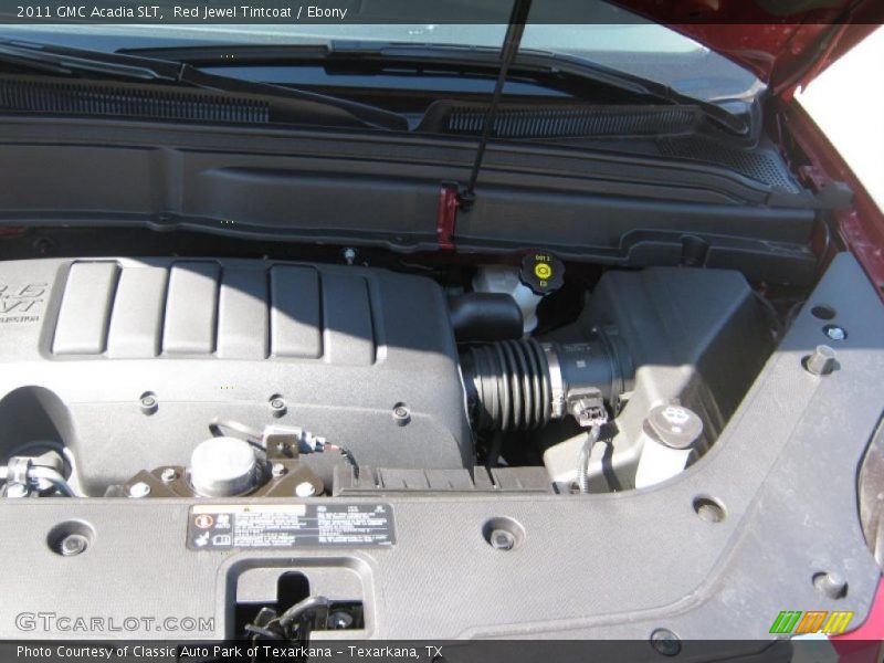 Red Jewel Tintcoat / Ebony 2011 GMC Acadia SLT