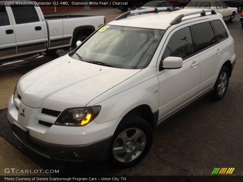Diamond White Pearl / Charcoal 2003 Mitsubishi Outlander XLS 4WD