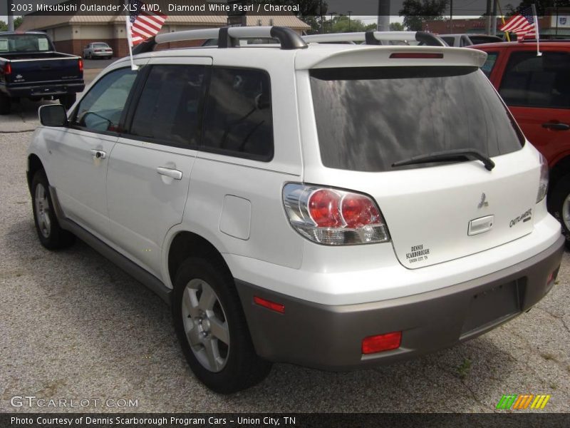 Diamond White Pearl / Charcoal 2003 Mitsubishi Outlander XLS 4WD