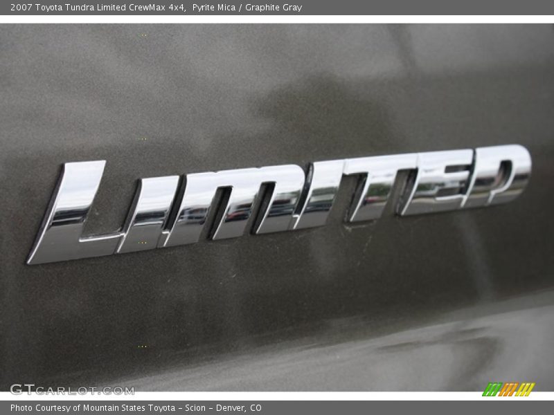 Pyrite Mica / Graphite Gray 2007 Toyota Tundra Limited CrewMax 4x4