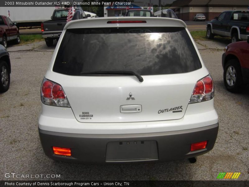 Diamond White Pearl / Charcoal 2003 Mitsubishi Outlander XLS 4WD